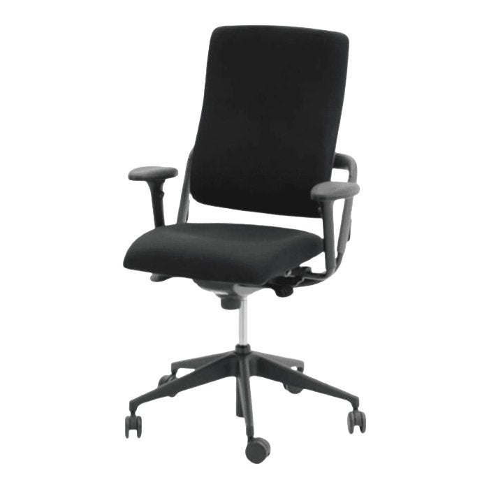 Bureaustoel Rohde & Grahl Xenium - Zwart - Refurbished, Zwart, Ophalen of Verzenden, Zo goed als nieuw, Bureaustoel