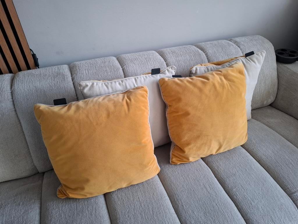 Set van 4 Madison (tuin)kussens, 2-zijdig te gebruiken., Huis en Inrichting, Woonaccessoires | Kussens, Ophalen, Vierkant