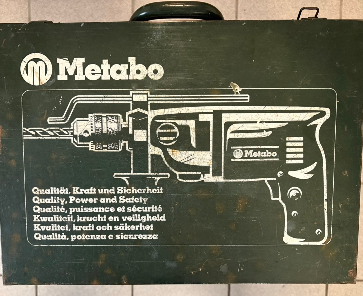 Metabo Sd EDV1000w li+re h+l (klop-) boormachine in kist, Ophalen, Overige typen, Klopboormechanisme, Gebruikt