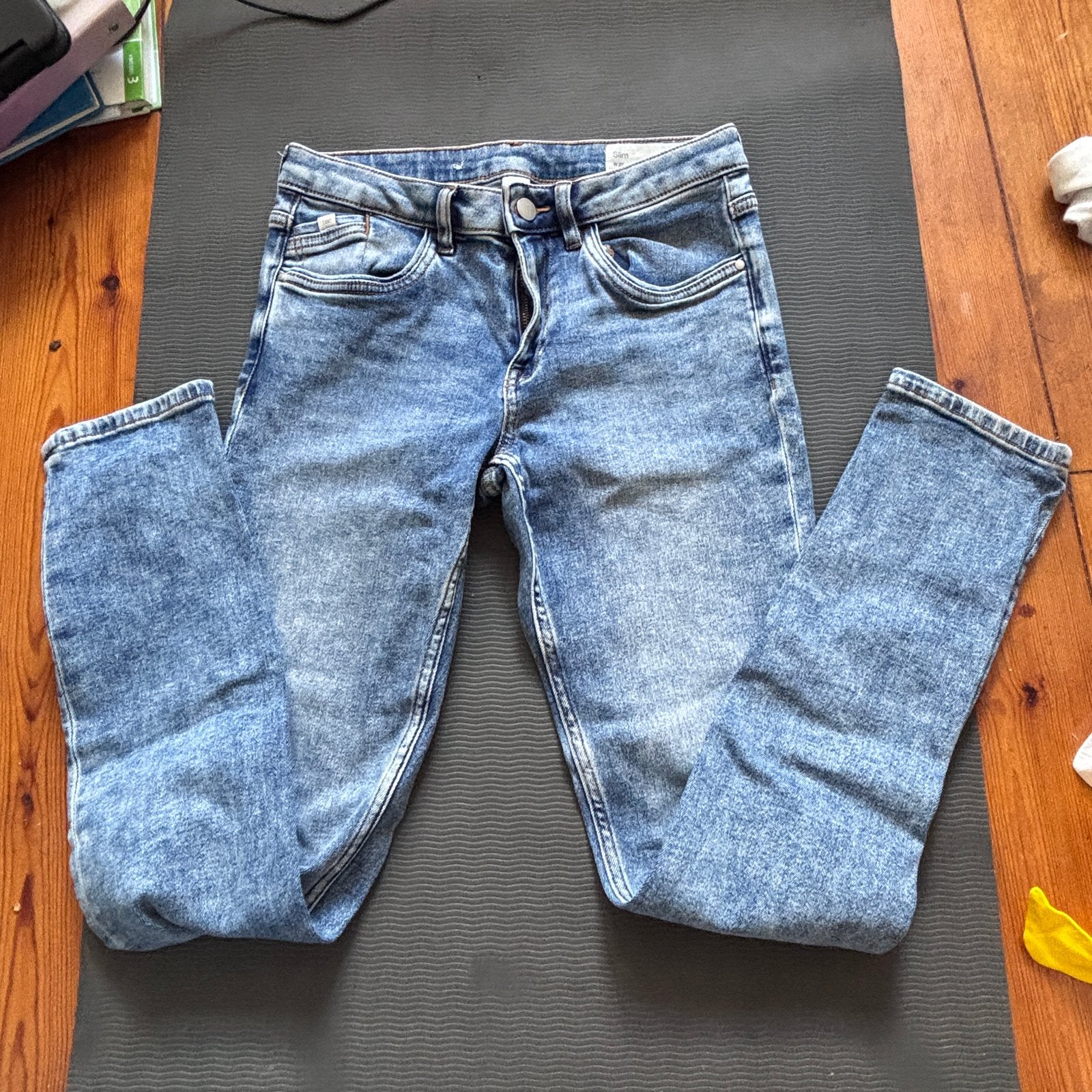 EDC Slim Fit Jeans Maat W27/L30, Ophalen of Verzenden, Gedragen, Blauw, W27 (confectie 34) of kleiner