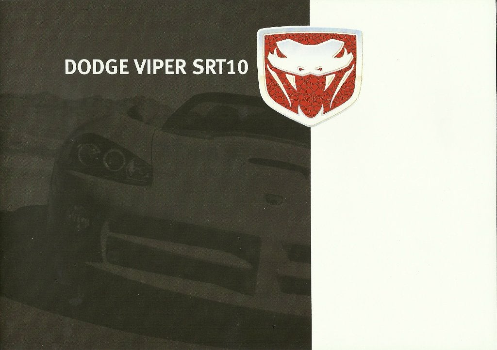 Dodge Viper roadster folders, Ophalen of Verzenden, Zo goed als nieuw, Overige merken