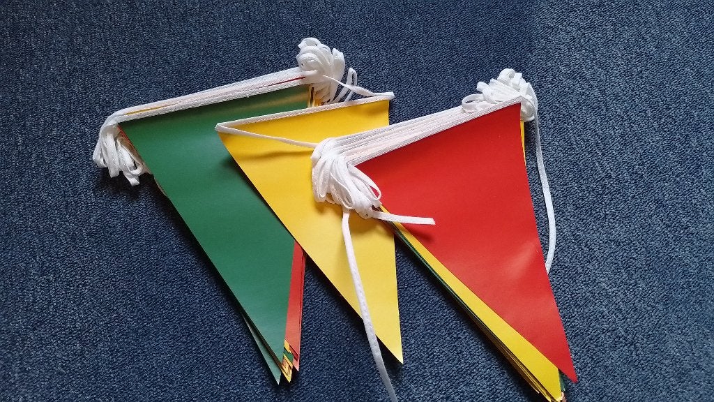 lange vlaggenlijn (10 meter), Verzenden, Nieuw, Versiering, Verjaardag