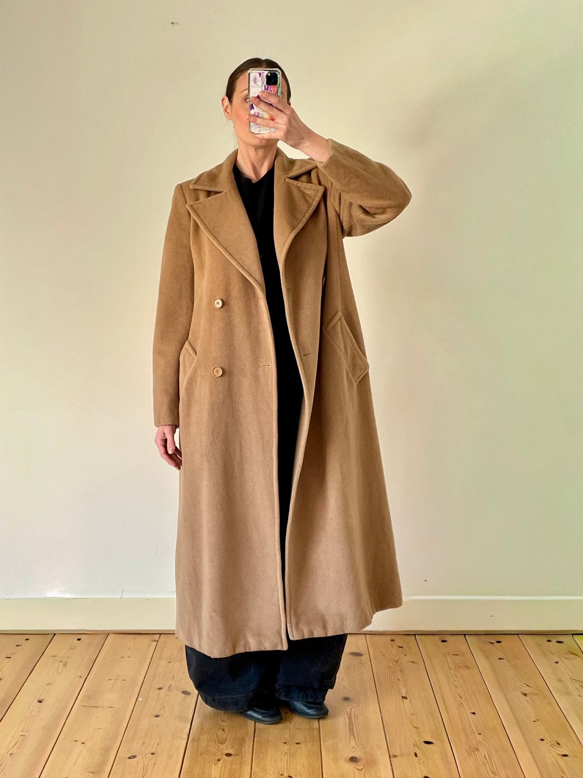 Max Mara Camel coat maat 36 t/m 40, Ophalen of Verzenden, Zo goed als nieuw, Maat 38/40 (M), Bruin