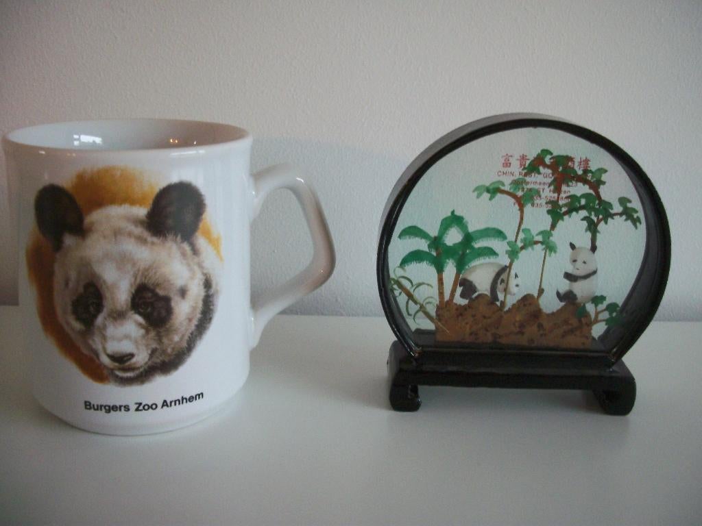 Panda mini Vitrine - Panda Beker Burgers Zoo Arnhem - p.stuk, Ophalen of Verzenden, Nieuw, Dier