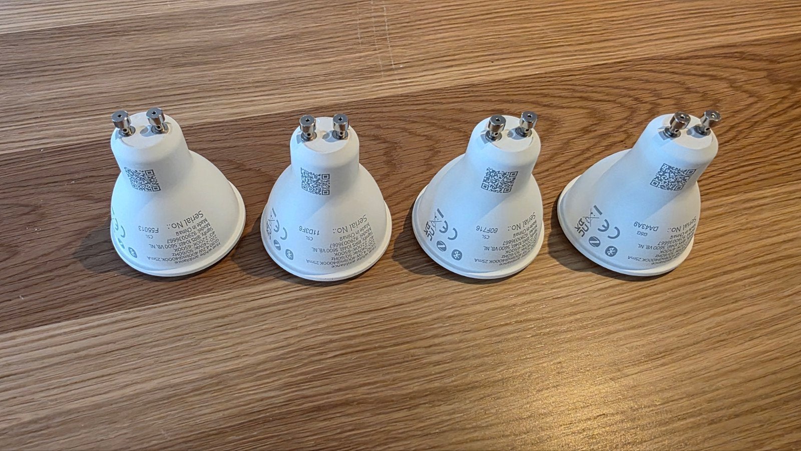 Philips Hue White Ambiance GU10 LED Lampen (4 stuks), Ophalen, Wit, Gebruikt, Kunststof