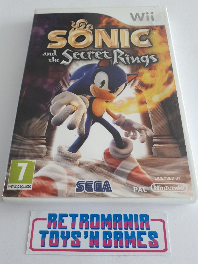 nintendo wii game - sonic and the secret rings, -, Verzenden, -, Zo goed als nieuw