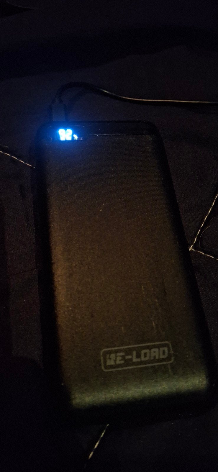 Re-Load Powerbank 20.000 mAh - zwart -  Gebruikt, Werkt Goed, Ophalen, Gebruikt, Re-Load