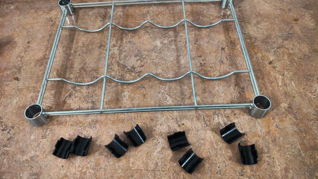 Flessenrek voor Omar ikea rek, Huis en Inrichting, Woonaccessoires | Wijnrekken, Ophalen of Verzenden, Metaal, Minder dan 50 cm
