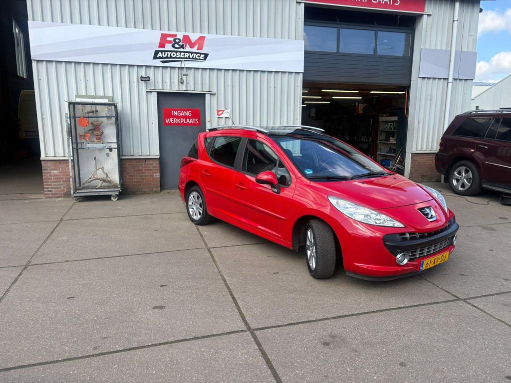 Peugeot 207 SW 1.6 VTi XS Première Clima, cruise, pano, Auto's, Peugeot, Voorwielaandrijving, Stof, Gebruikt, 4 cilinders