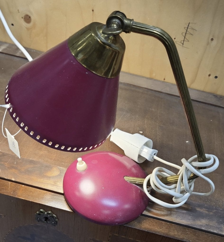 Retro tafellamp, EWÅ, Värnamo, jaren 1940/50., Verzamelen, Retro, Ophalen of Verzenden, Huis en Inrichting