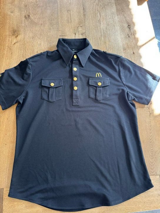 McDonald's Polo Shirt Zwart - Maat XL, Ophalen of Verzenden, Zo goed als nieuw, Maat 56/58 (XL), Zwart