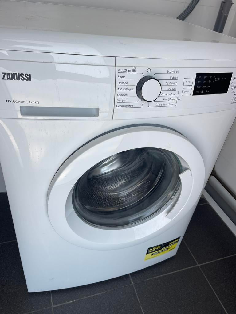 Zanussi 2020)  8 kg goed werkend, Ophalen, 6 tot 8 kg, 85 tot 90 cm, 1600 toeren of meer