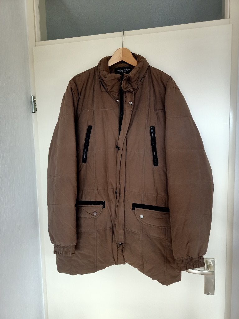 heren winterjas maat 56, Ophalen, Zo goed als nieuw, Maat 56/58 (XL), Tailor & Son