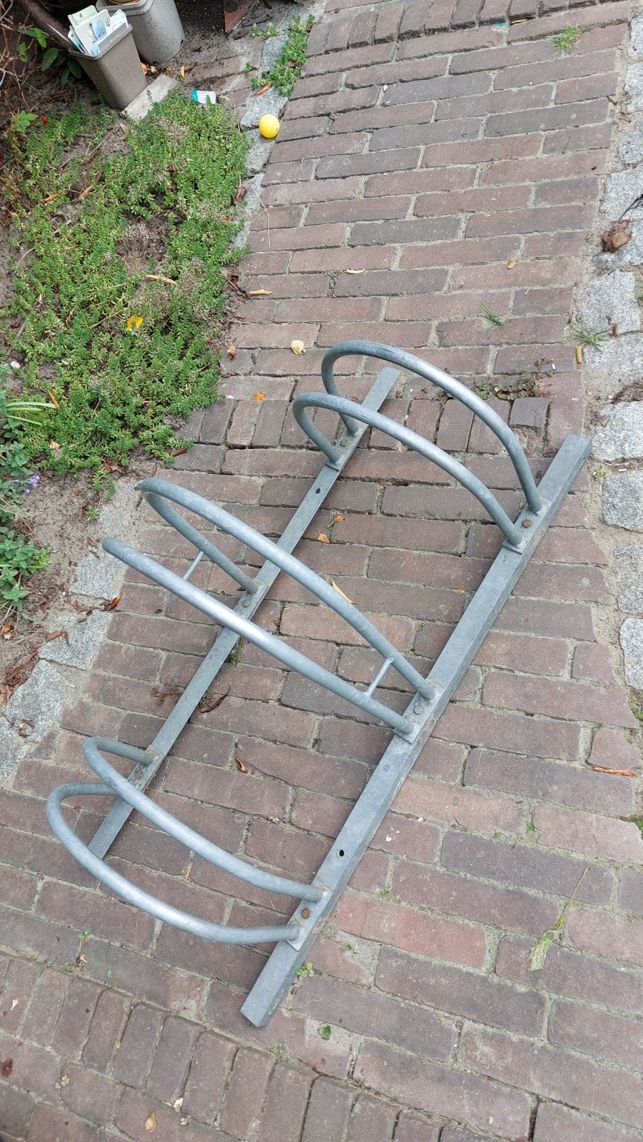 Fietsenrek voor 3 fietsen - Metaal, Ophalen, Gebruikt