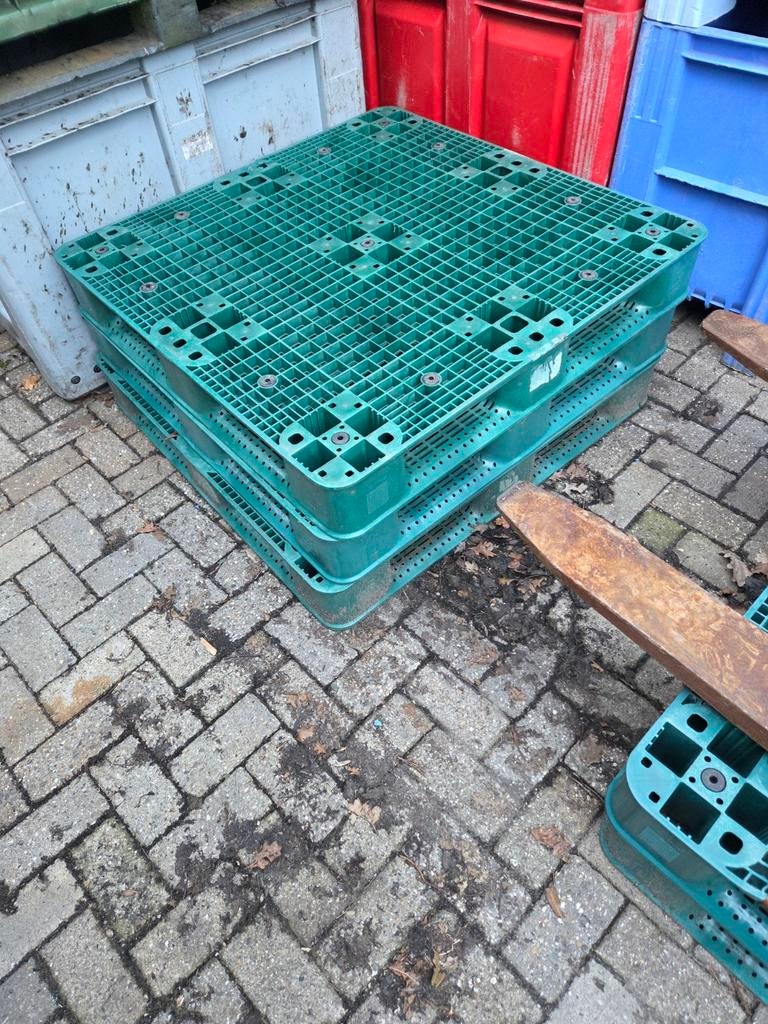 Kunststof pallets vlonders voortent, Ophalen of Verzenden, Gebruikt