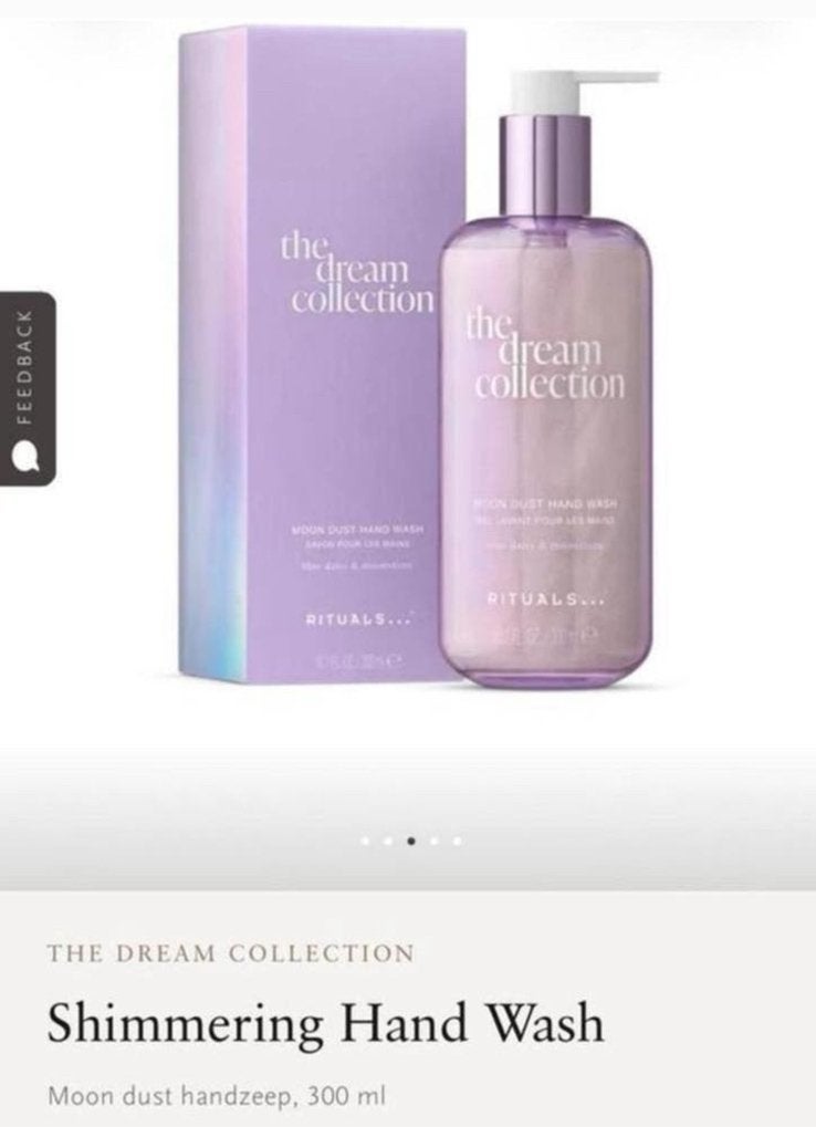 Rituals Dream Collection Shimmering Hand Wash 300 ml nieuw!, Ophalen of Verzenden, Nieuw, Bad & Douche