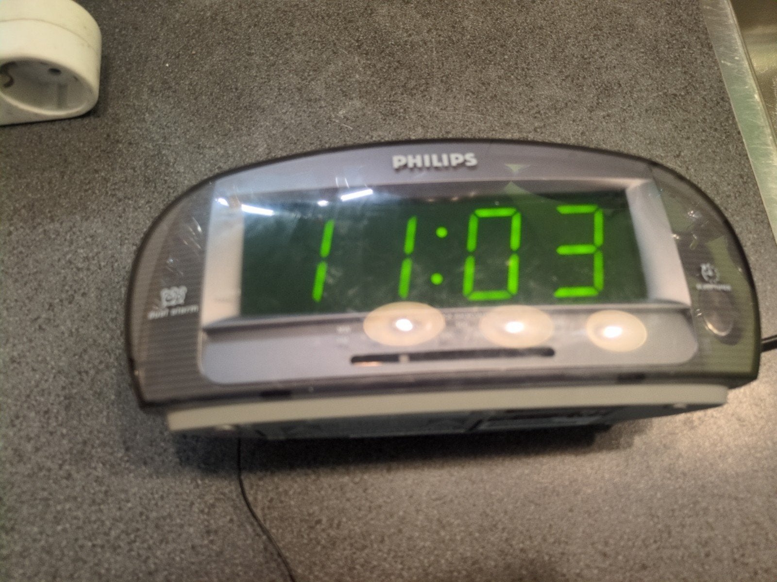 Philips AJ3540/12 Wekkerradio met Dubbel Alarm, Ophalen of Verzenden, Gebruikt, Digitaal