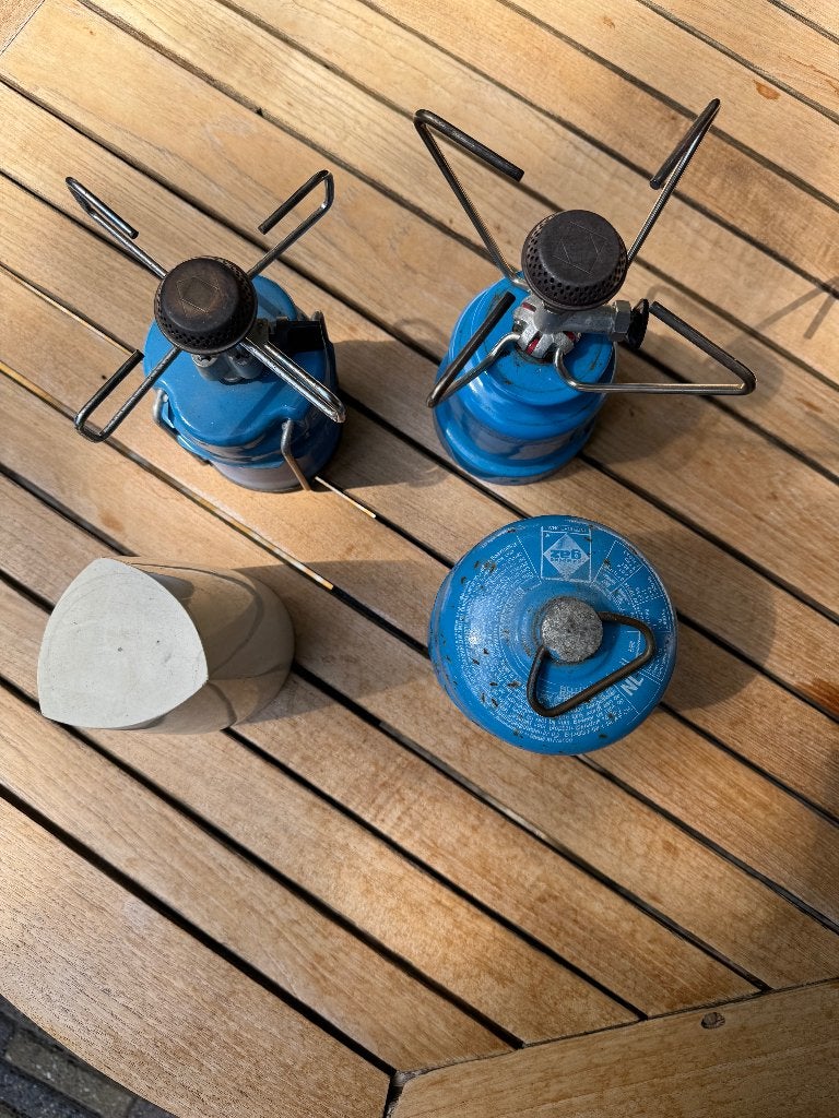 2 Camping gasbranders, Caravans en Kamperen, Kampeeraccessoires, Ophalen of Verzenden, Gebruikt