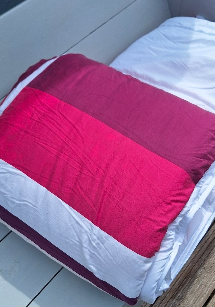 Nieuw lits jumeaux 4 seizoenendekbed incl dekbedovertrek, Lits-jumeaux, Wit, Dekbedovertrek, Nieuw