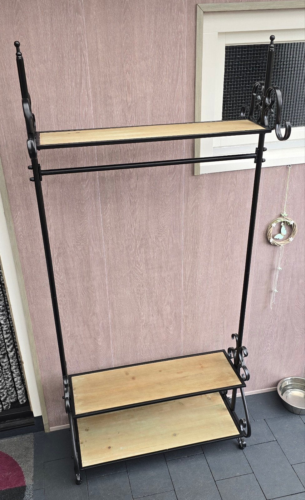 Staande Smeedijzeren kapstok/garderobe. Nieuw, Huis en Inrichting, Woonaccessoires | Kapstokken, Ophalen, Nieuw, Staande kapstok