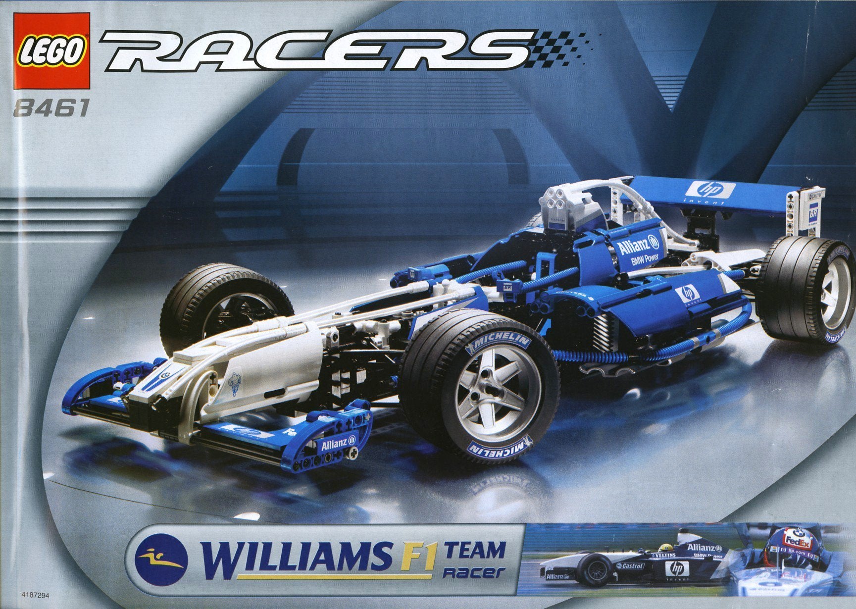 LEGO Technic 8461 Williams F1 Team Racer, Gebruikt, Ophalen of Verzenden, Technic, Complete set