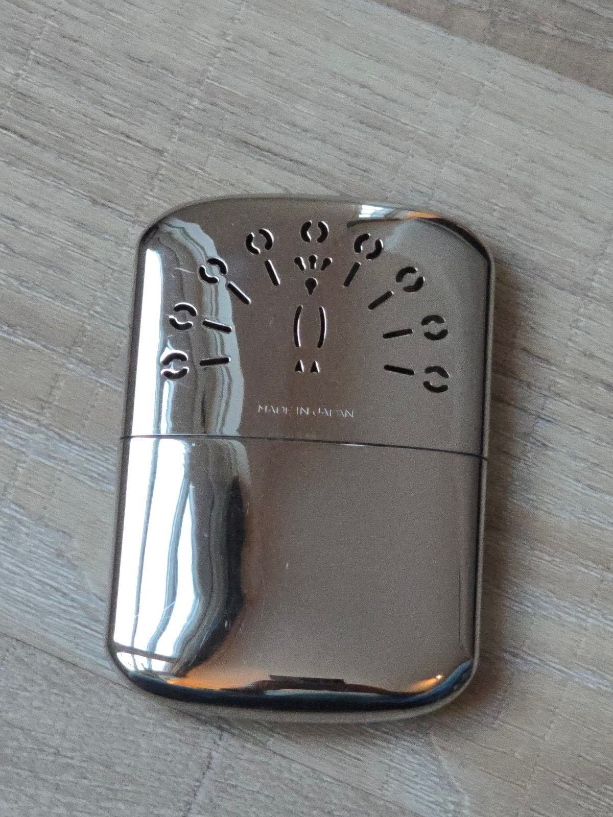 prachtige vintage 70S Peacock benzinehandwarmer pocket warme, Ophalen of Verzenden