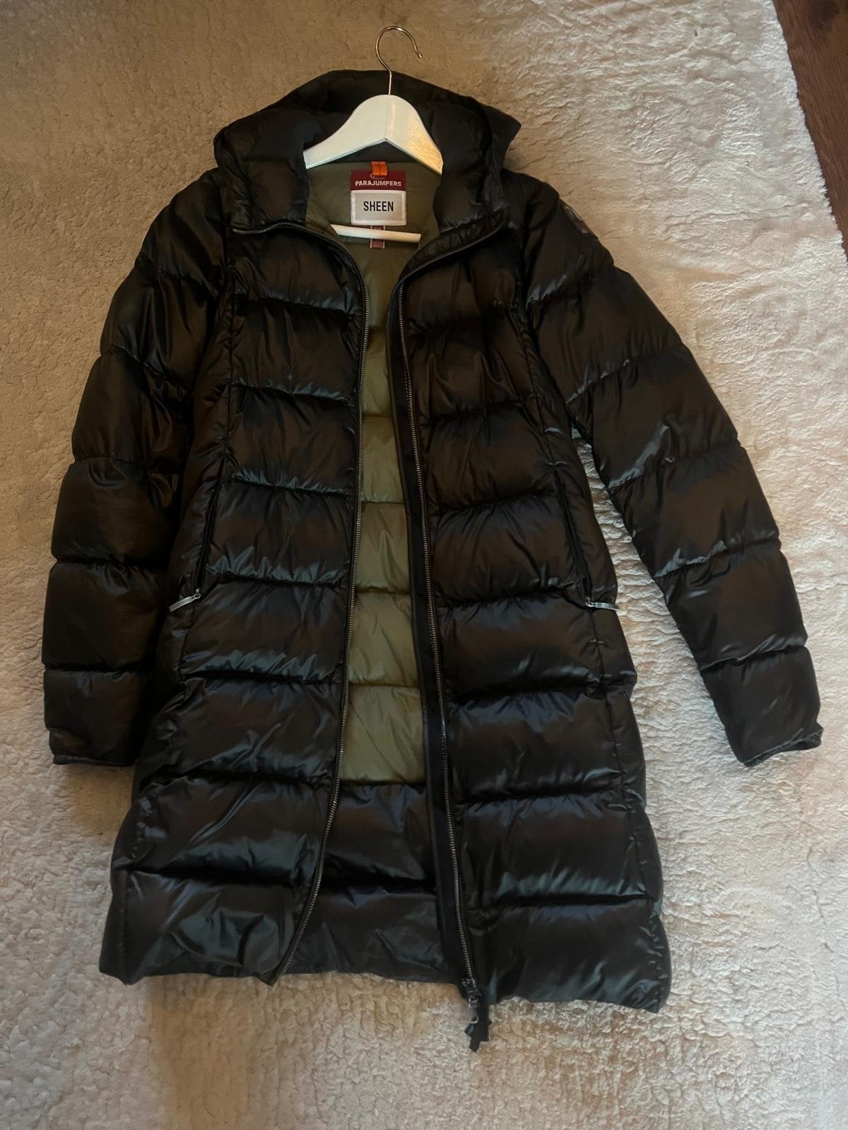 Parajumpers  donsjas donkerbruin - Maat Y-L (xs), Ophalen of Verzenden, Zo goed als nieuw, Maat 34 (XS) of kleiner, Bruin