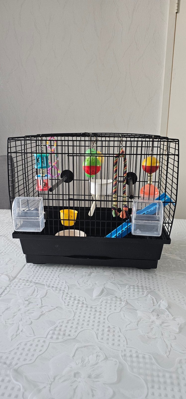 vogelkooi te koop, Ophalen, Zo goed als nieuw, Metaal, Vogelkooi