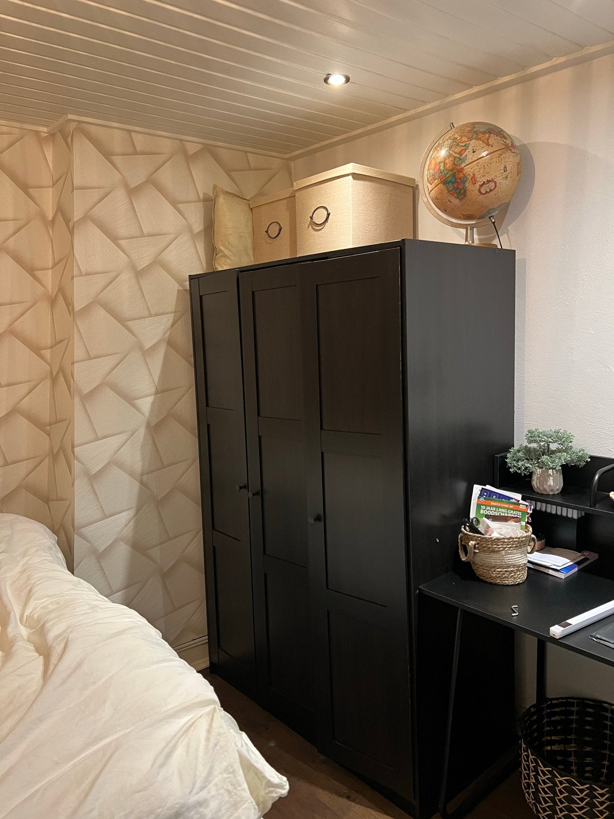 Ikea RAKKESTAD kledingkast zwartbruin, 117x176 AL UIT ELKAAR, Huis en Inrichting, Kasten | Kledingkasten, Ophalen, Gebruikt, Overige houtsoorten