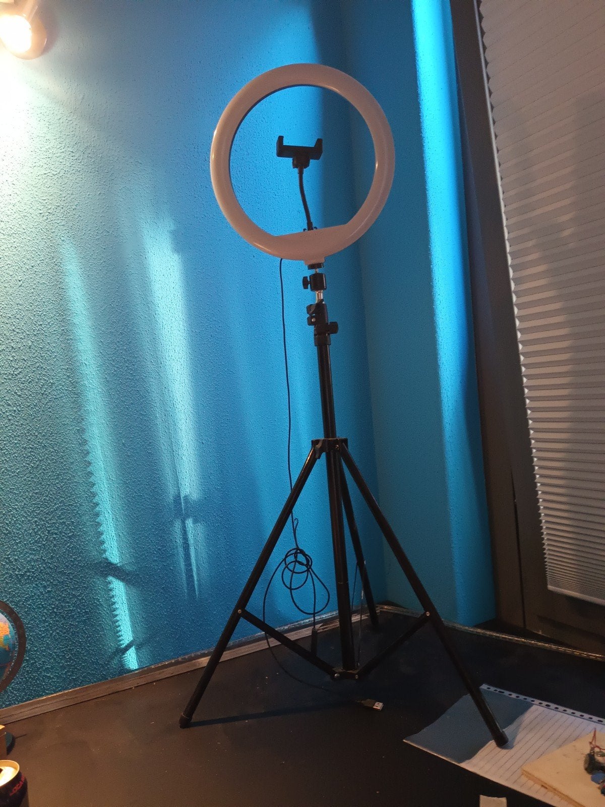 licht ring, Audio, Tv en Foto, Fotografie | Fotostudio en Toebehoren, Ophalen, Inclusief lampen, Zo goed als nieuw, Mini fotostudio