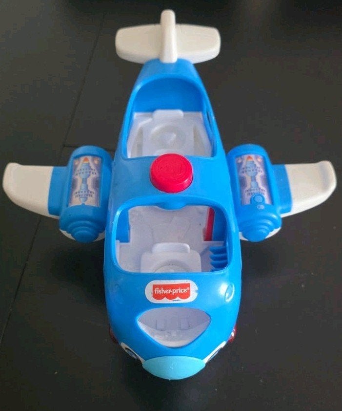 Fisher-Price Little People Vliegtuig, Kinderen en Baby's, Ophalen of Verzenden, Zo goed als nieuw, Auto of Voertuig, Met licht