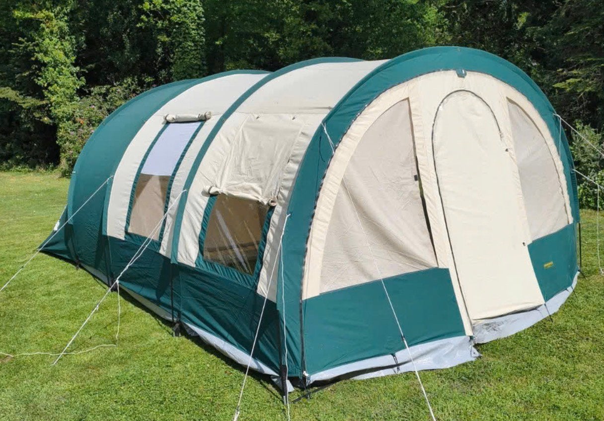 Familie tent 6 persoons, Caravans en Kamperen, Tenten, Ophalen, Gebruikt