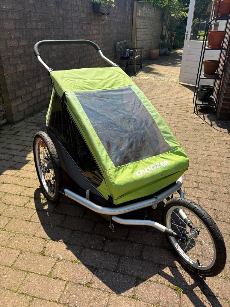 Croozer fietskar voor twee kinderen - Goede staat, Ophalen, Zo goed als nieuw, Kinderkar, 40 tot 60 kg
