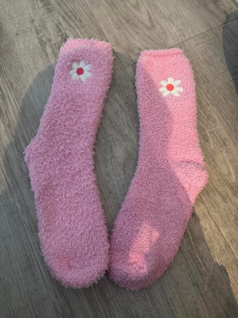 Nieuwe Roze Sokken met Antislip - Zonder Prijskaartje, Sokken en Kniesokken, Maat 35 t/m 38, Nieuw, Ophalen of Verzenden