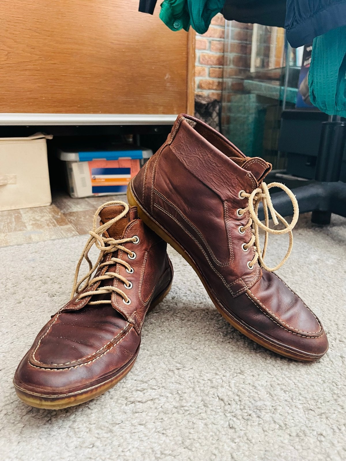 Floris van Bommel Leren Boots Maat 8, Ophalen of Verzenden, Gedragen, Bruin, Boots