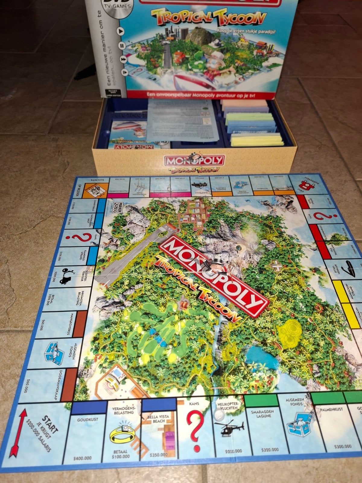Monopoly Tropical Tycoon - DVD TV Games, Drie of vier spelers, Ophalen of Verzenden, Gebruikt, Parker / Imagination