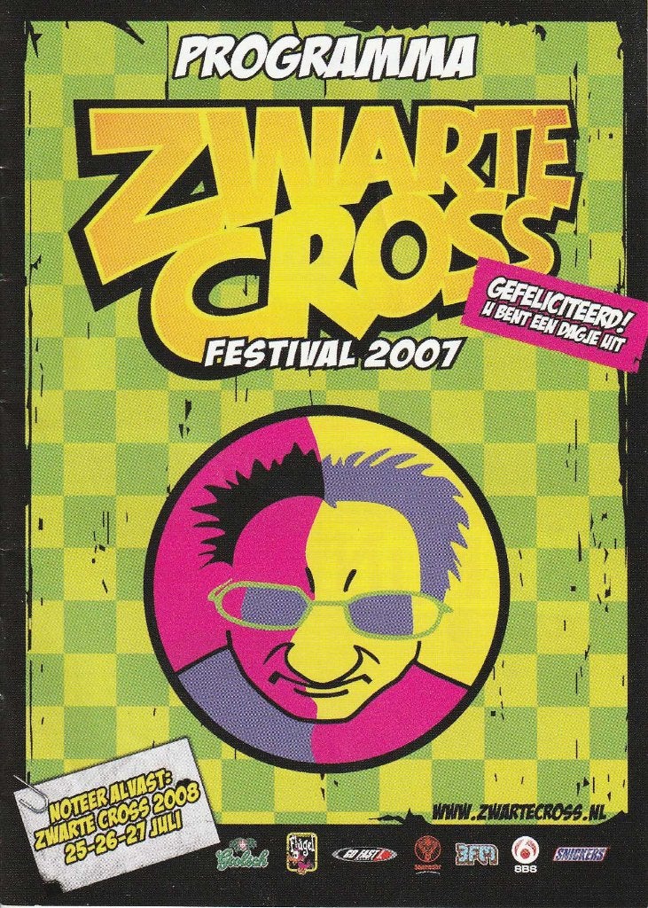 Zwarte Cross 2007 programma, Ophalen of Verzenden, Zo goed als nieuw, Muziek, Film of Tv