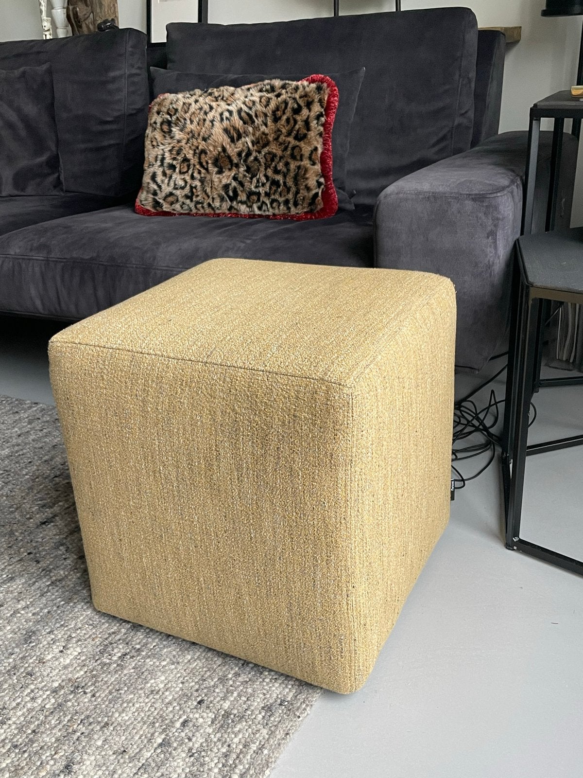 Passe Partout hocker/poef - Zo goed als nieuw, Ophalen, Minder dan 50 cm, Vierkant, Zo goed als nieuw