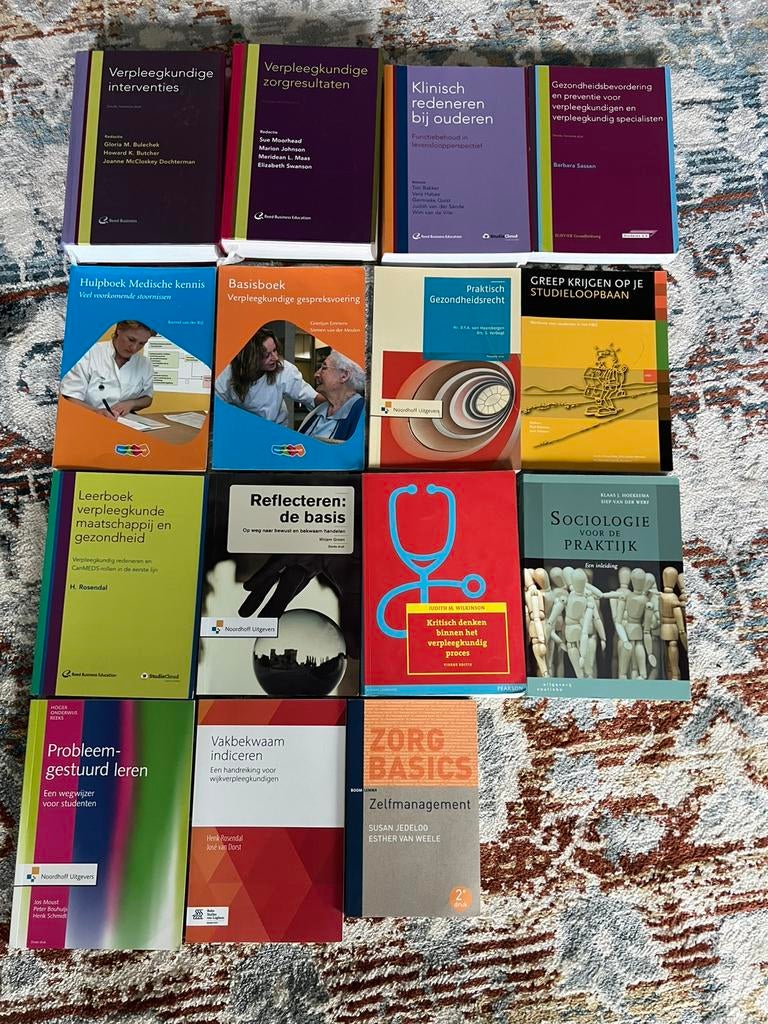 Verpleegkunde boekenpakket (15 boeken) – HBO, Boeken, Ophalen, Zo goed als nieuw, Medisch