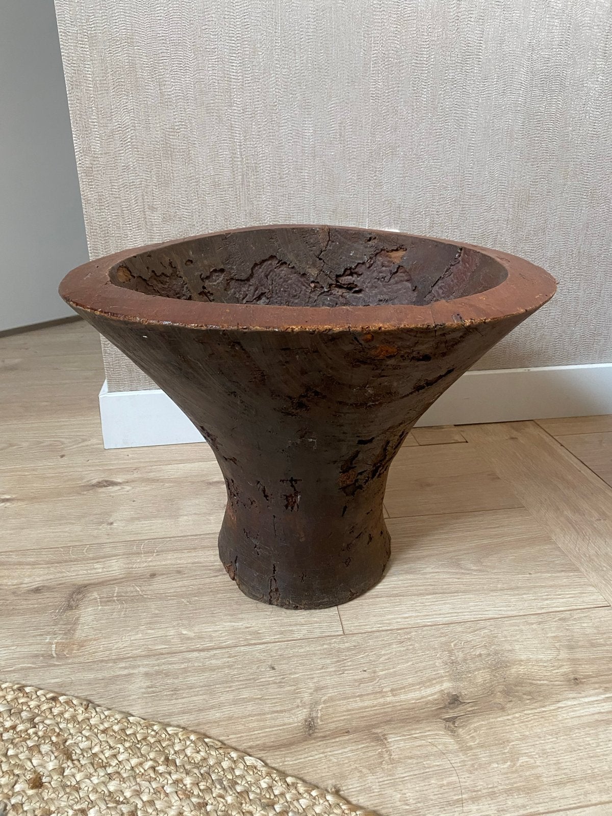 Unieke handgemaakte Oosterse houten bak, Ophalen