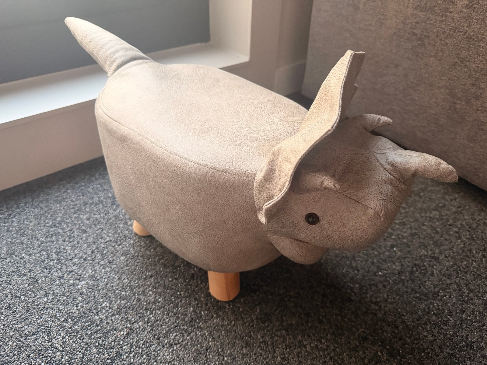 Leuke Groene en Grijze Krukjes in Dierenvorm, Huis en Inrichting, Ophalen, Gebruikt, Overige materialen