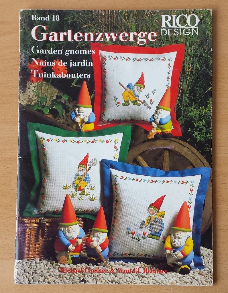 Rico Design - Tuinkabouters - nr.18, Patroon, Gebruikt, Ophalen of Verzenden, Handborduren