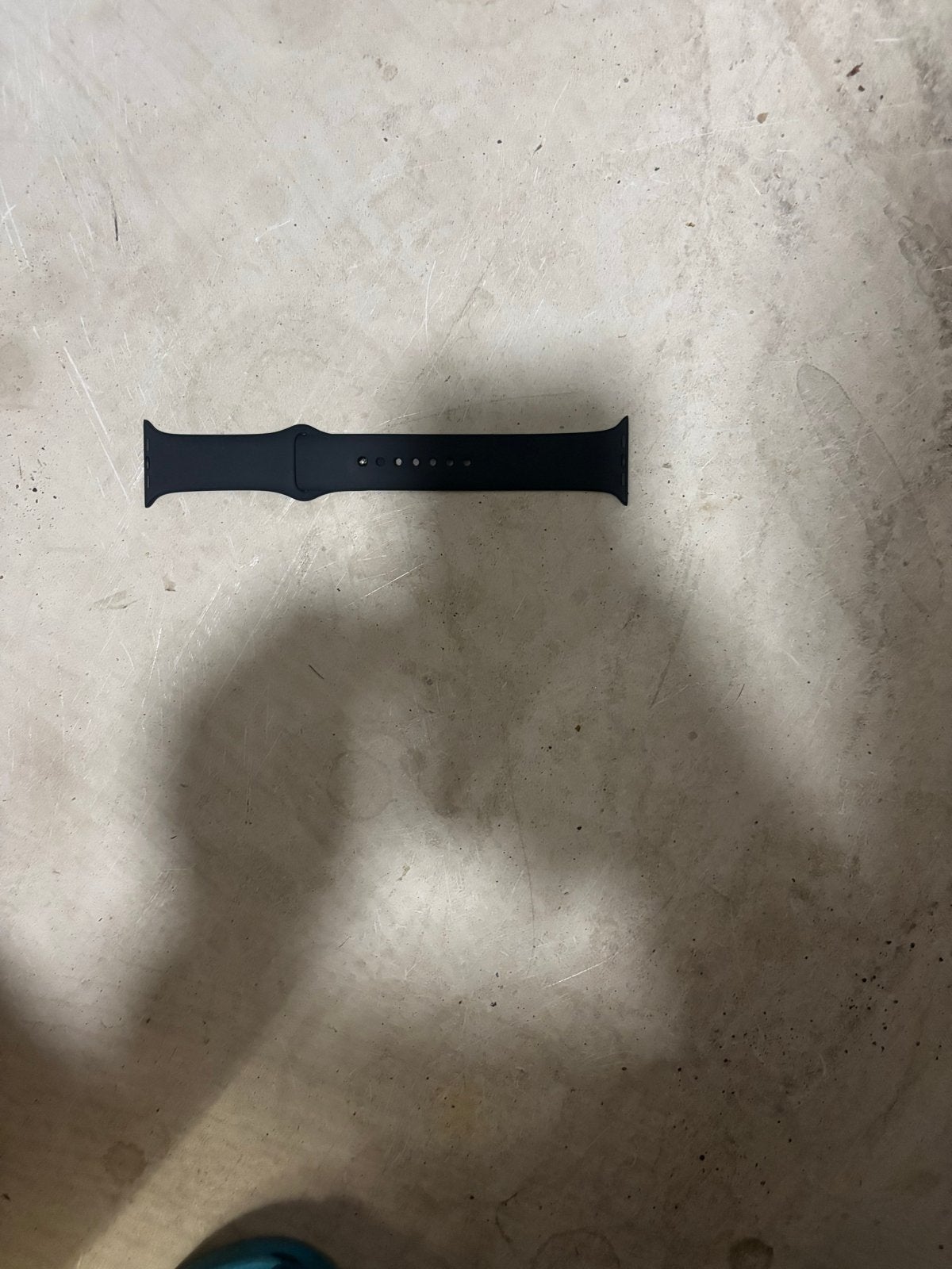 Officieel Apple Watch bandje 45 mm, Ophalen, Gebruikt, Zwart