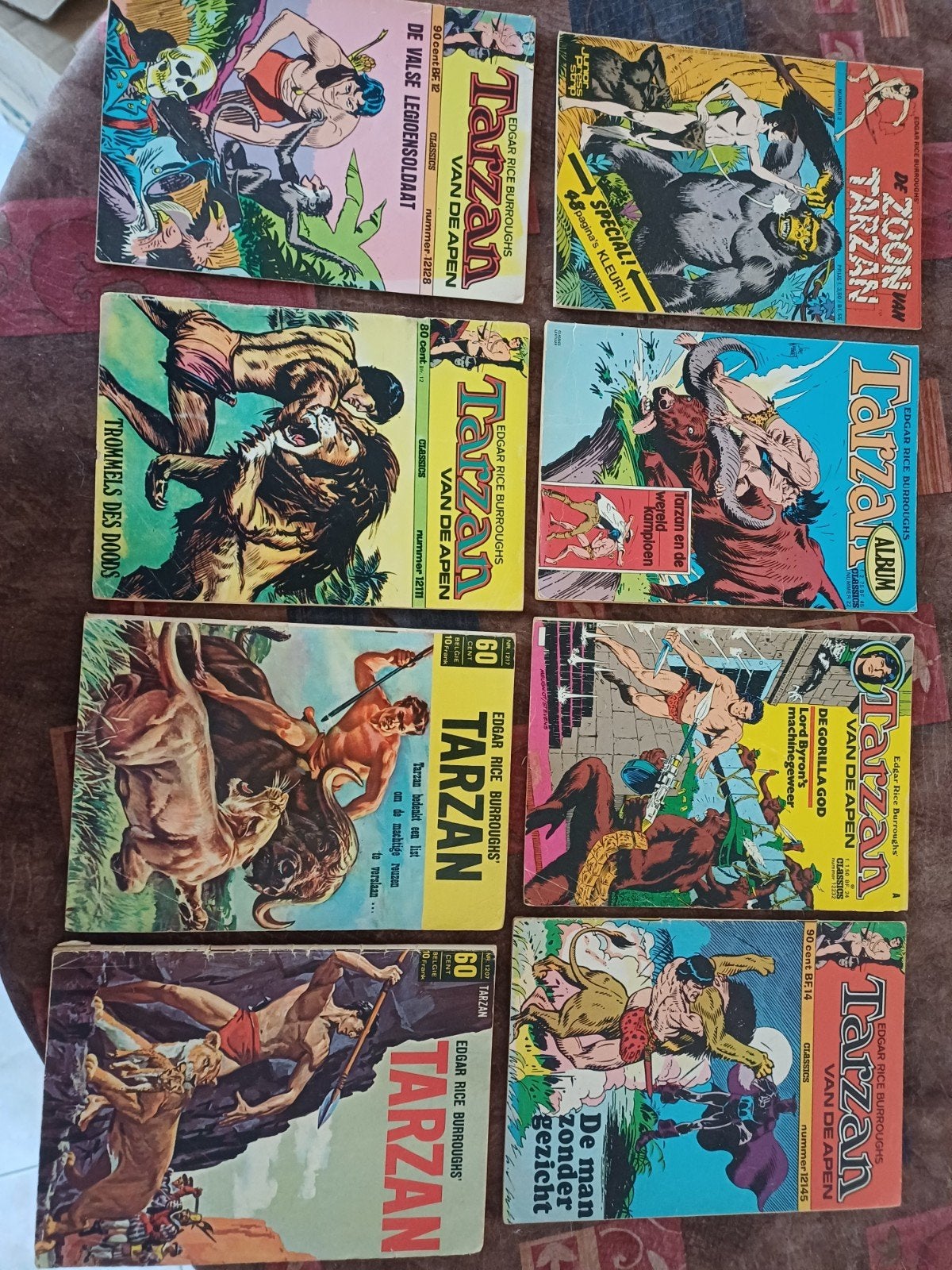 Vintage comics - Tarzan, Meerdere comics, Ophalen of Verzenden, Gelezen, Europa