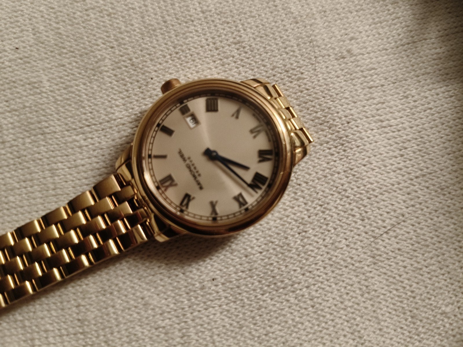 Raymond Weil Horloge - Elegant Gouden Polshorloge, Sieraden, Tassen en Uiterlijk, Overige merken, Polshorloge, Ophalen of Verzenden