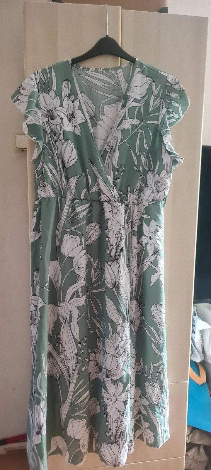 Shein Curve Jurk met bloemenprint, maat 2XL, Ophalen of Verzenden
