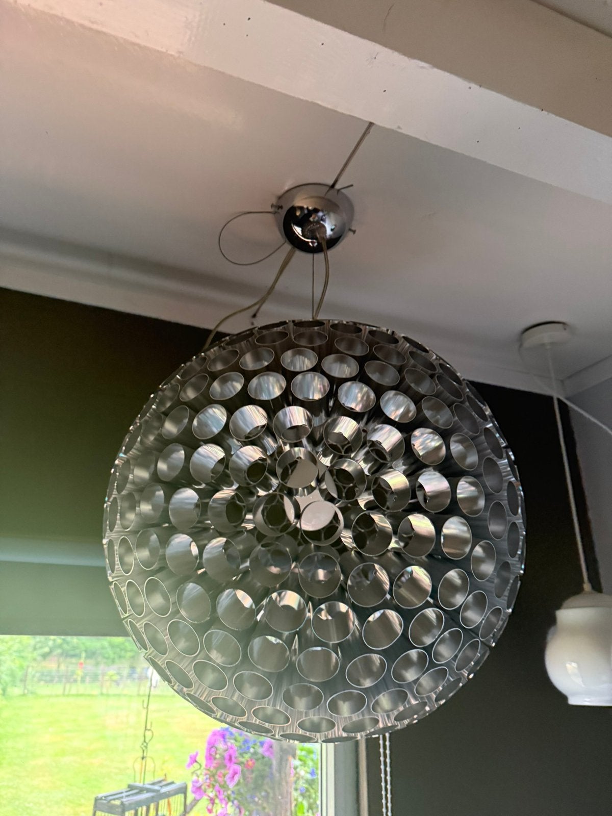Space age Retro lamp, Ophalen of Verzenden, Zo goed als nieuw, Metaal, Retro space age vintage