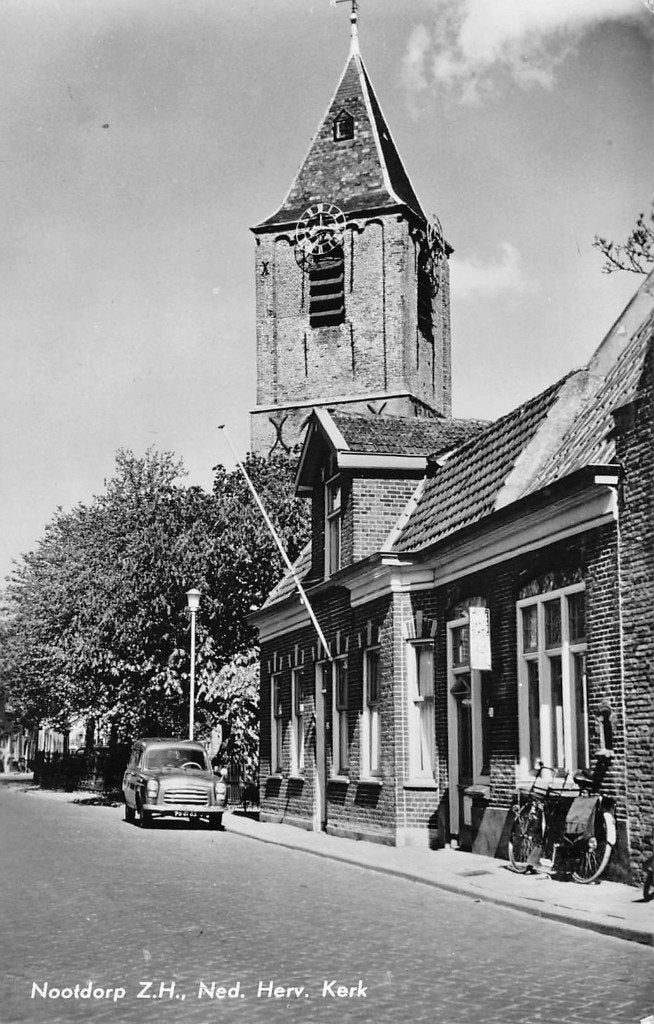 645 Nootdorp - Ned. herv. Kerk, Ophalen of Verzenden, 1940 tot 1960, Ongelopen, Zuid-Holland
