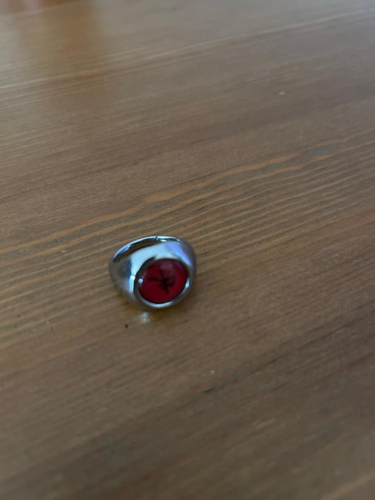 Naruto Akatsuki Ring - Cosplay Accessoire, Ophalen of Verzenden, Zo goed als nieuw