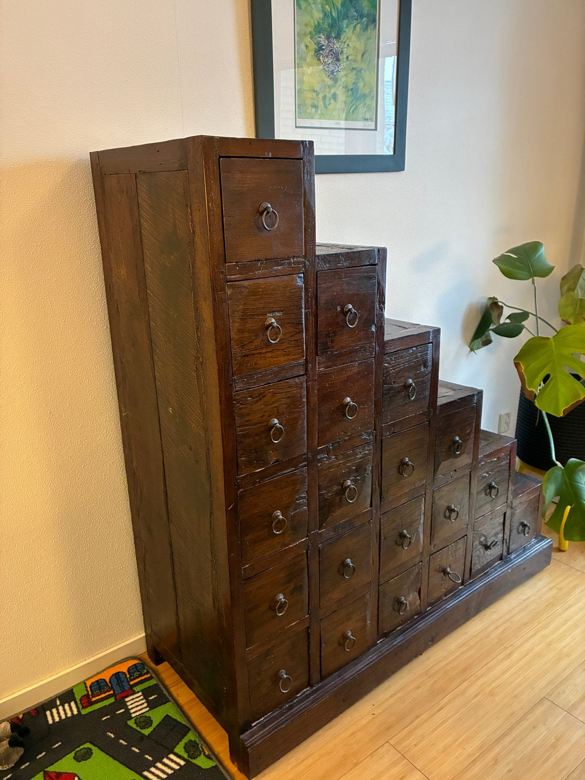 Antieke Chinese Apothekerskast / Trappenkast, Ophalen